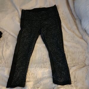 Lululemon Athletica Black Crop Leggings